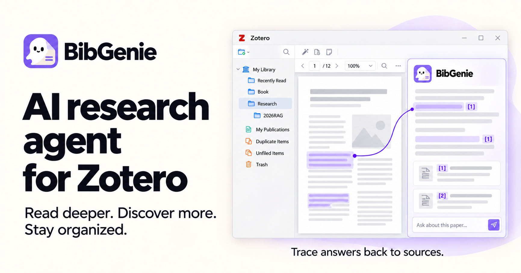 BibGenie — Zotero AI Research Agent